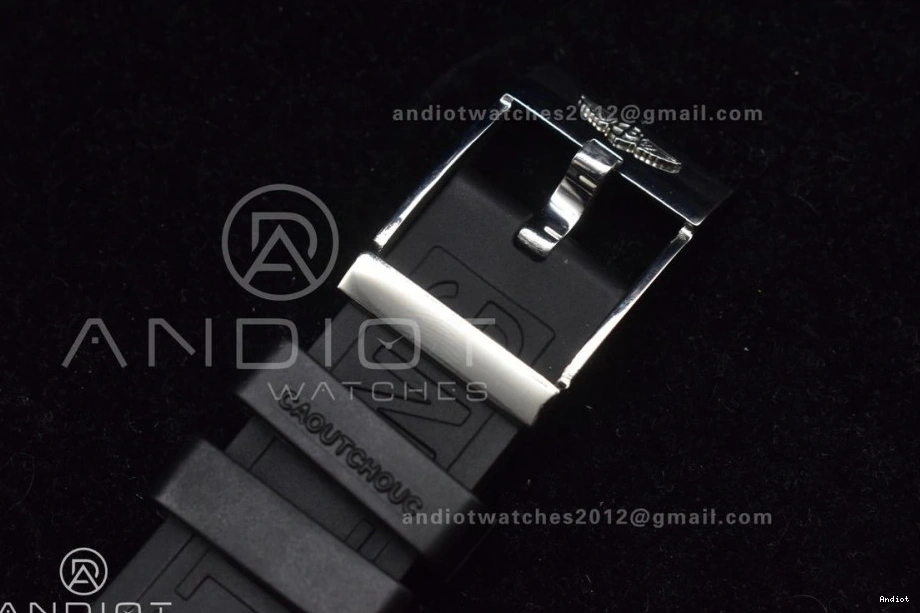 A2824 Bezel TF and Rubber Black On with 44 Dial Yellow Black Rehaut Edition 1:1 Superocean Strap Best Automatic 1128